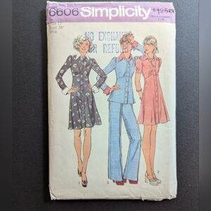 Simplicity Women's Dress and Pantsuit Pattern 6606